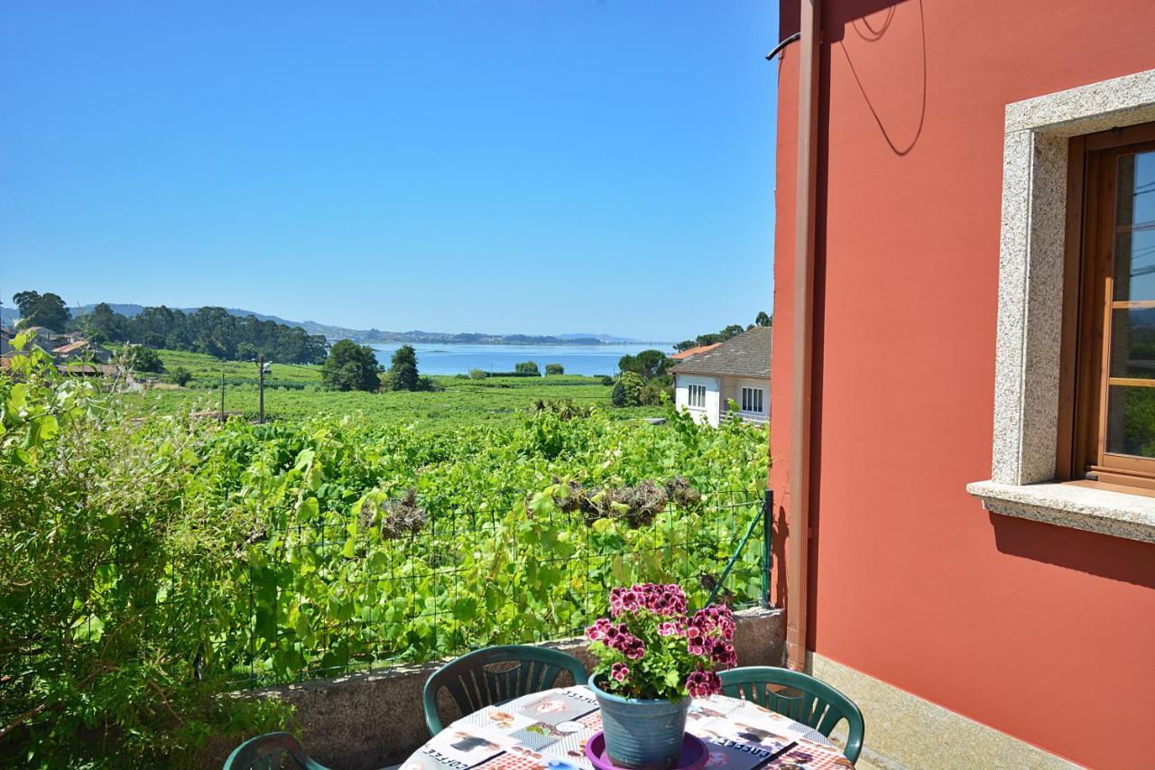 Casa Con Vistas Al Mar En Cambados Villa Exteriör bild